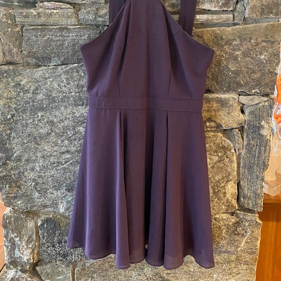 Lulu's Forevermore Dusty Purple Skater Dress - Size  Med -Prom/Jr Prom! - Picture 5 of 10